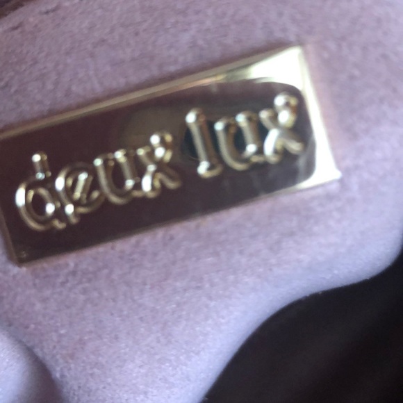 leather clutch w/ shoulder strap - Picture 7 of 7